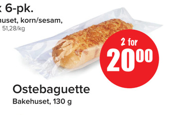 Spar Ostebaguette tilbud
