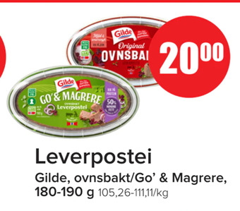 Spar Leverpostei tilbud