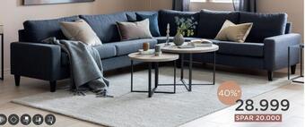 Møbelringen Passion modulsofa oppsett tilbud