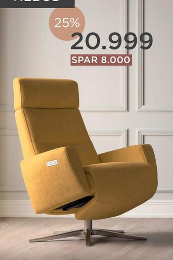 Møbelringen Galaxy sky hvilestol tilbud