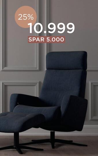Møbelringen Galaxy sky hvilestol tilbud
