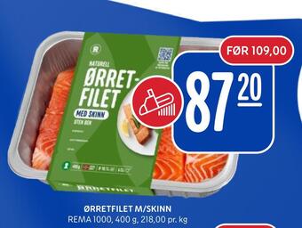Rema 1000 Ørretfilet m/skinn tilbud