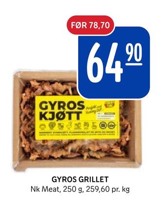 Rema 1000 Gyros grillet tilbud