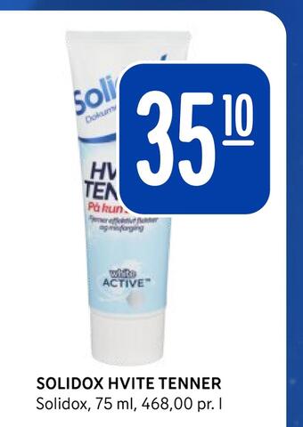 Rema 1000 Solidox hvite tenner tilbud