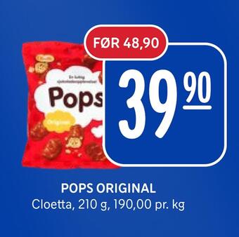 Rema 1000 Pops original tilbud