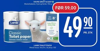 Rema 1000 Lambi toalettpapir tilbud