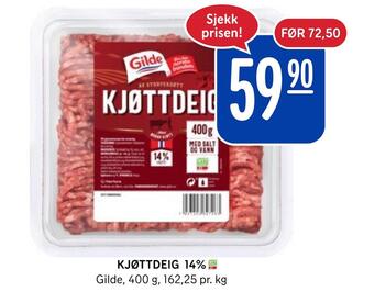 Rema 1000 Kjøttdeig 14% tilbud