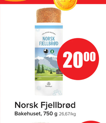 Spar Norsk fjellbrød tilbud