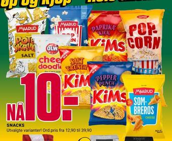 Europris Snacks tilbud