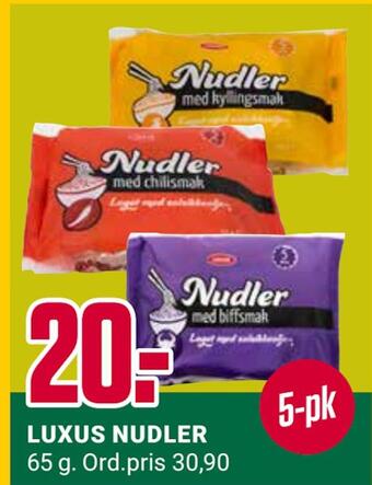 Europris Luxus nudler tilbud