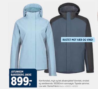Sport 1 Jotunheim bakkeberg jakke tilbud