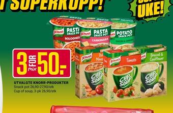 Europris Utvalgte knorr-produkter tilbud