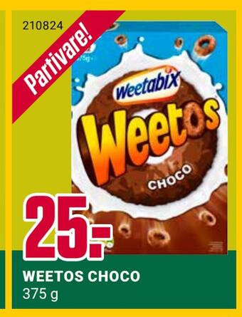 Europris Weetos choco tilbud