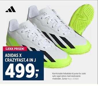 Sport 1 Adidas x crazyfast.4 in j tilbud