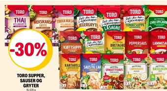 Coop Extra TORO SUPPER, SAUSER OG tilbud