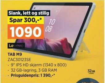 POWER Lenovo TAB M9 ZAC30123SE tilbud