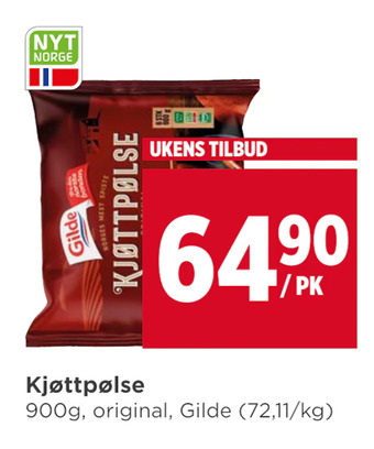 Meny Kjøttpølse tilbud