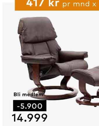 Skeidar Stressless ruby lenestol tilbud