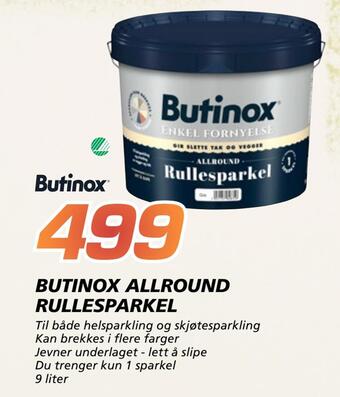 Coop Byggmix Butinox allround rullesparkel tilbud