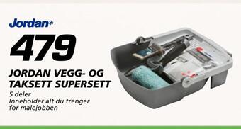 Coop Byggmix Jordan vegg- og taksett supersett tilbud