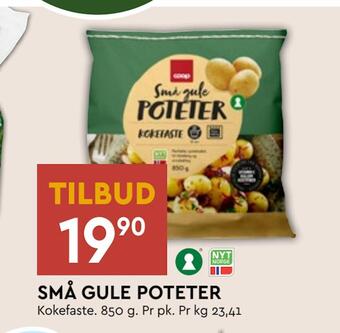 Coop Mega Små gule poteter tilbud