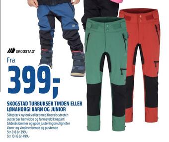 Coop Obs Skogstad turbukser tinden eller lønahorgi barn og junior tilbud