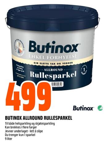 Obs Bygg Butinox allround rullesparkel tilbud