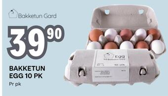 Coop Obs Bakketun egg 10 pk tilbud