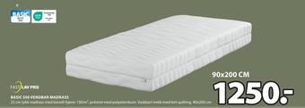JYSK Basic s50 vendbar madrass tilbud