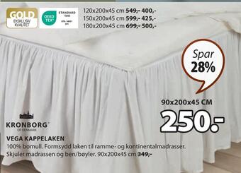 JYSK Vega kappelaken tilbud