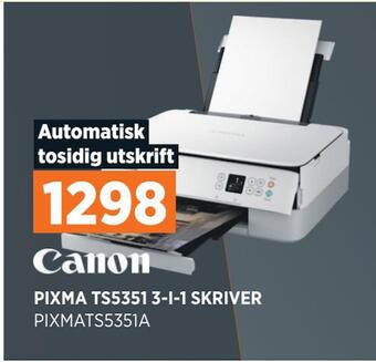 POWER Pixma ts5351 3-i-1 skriver tilbud