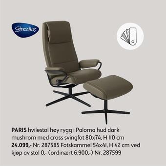 Bohus Paris hvilestol tilbud