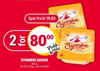 Coop Extra Synnøve gouda tilbud