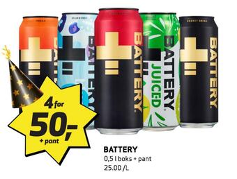 Bunnpris Battery tilbud