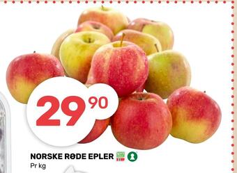 Coop Marked Norske røde epler tilbud