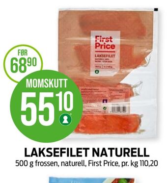 Kiwi First price laksefilet tilbud