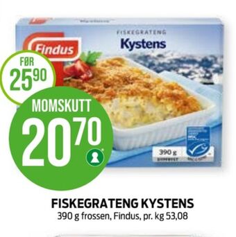 Kiwi Findus fiskeretter tilbud