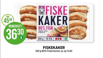 Kiwi Fiskemannen fiskekaker tilbud