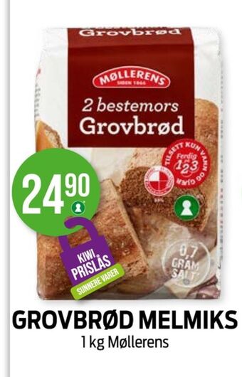 Kiwi Møllerens grovbrød tilbud