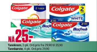 Europris Colgate tannkrem tilbud