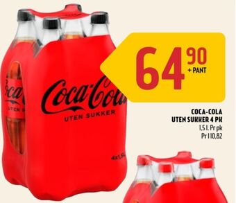Coop Prix Coca-cola zero brus tilbud