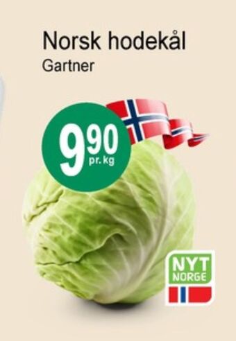 Joker Ukjent hodekål tilbud