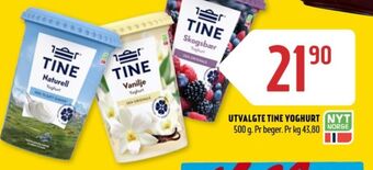 Coop Prix Tine yoghurt tilbud