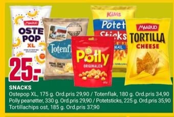 Europris Maarud snacks tilbud