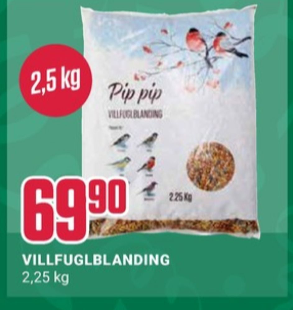 Europris Ukjent fuglemat tilbud