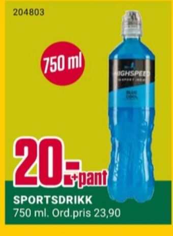 Europris Highspeed energidrikk tilbud
