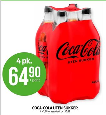 Kiwi Coca-cola zero brus tilbud