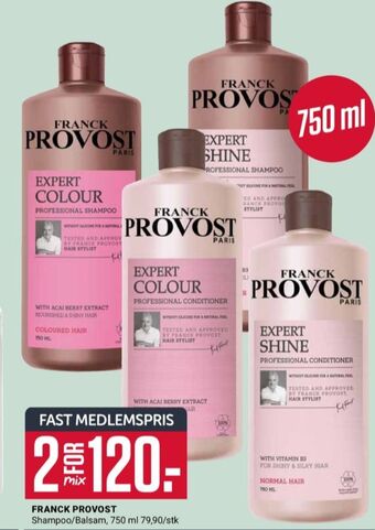 Europris Franck provost shampoo tilbud