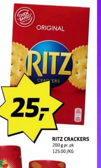 Bunnpris Ritz crackers kjeks tilbud