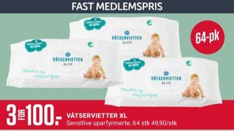 Europris Ukjent våtservietter tilbud